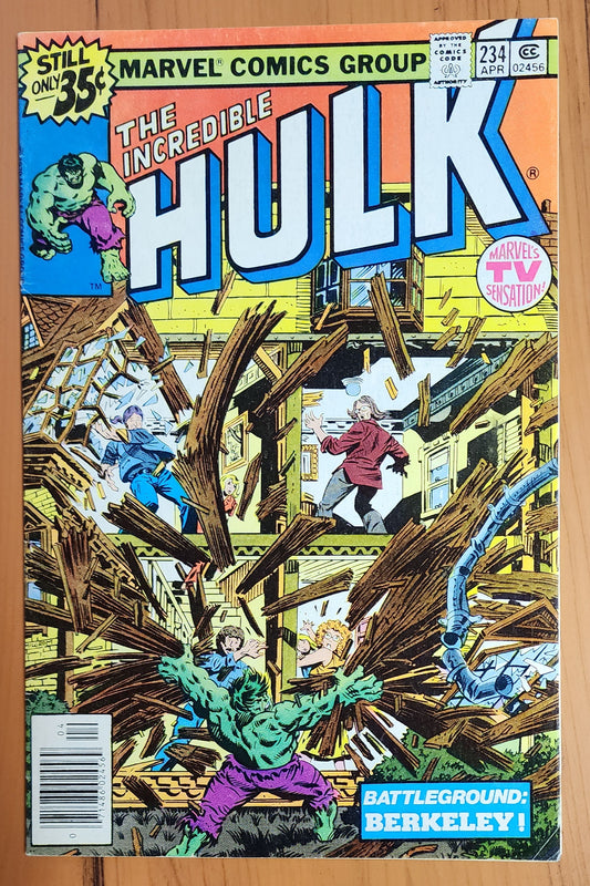 INCREDIBLE HULK #234 1979 (MARVEL MAN CHANGES NAME TO QUASAR) Spider-Man DC COMICS