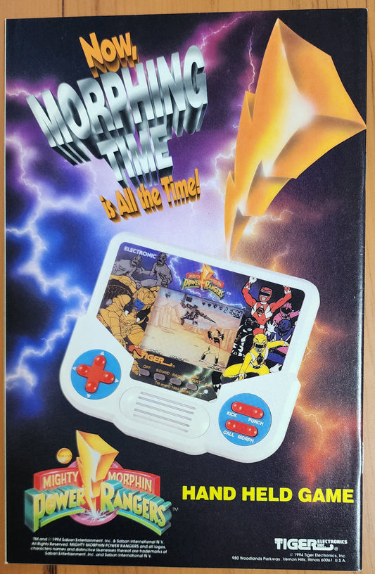 MIGHTY MORPHIN POWER RANGERS #4 1995 (1ST APP WHITE RANGER) MMPR HAMILTON COMICS   