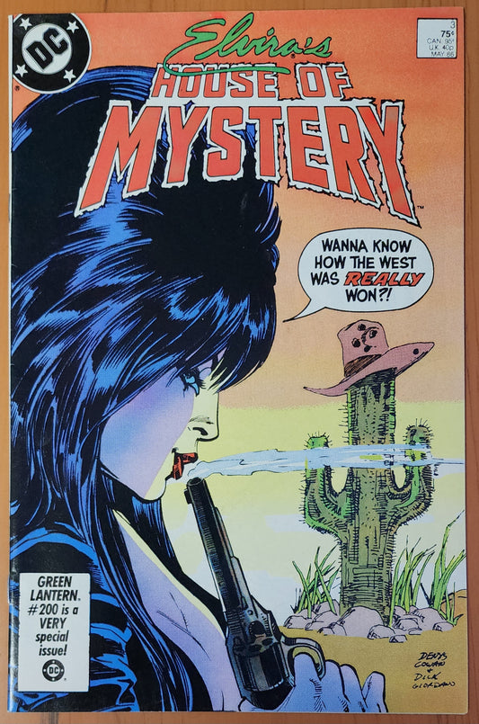 ELVIRAS HOUSE OF MYSTERY #3 1986 Elvira DC COMICS   