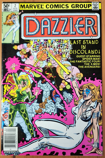 DAZZLER #2 NEWSSTAND 1981 Dazzler MARVEL COMICS   