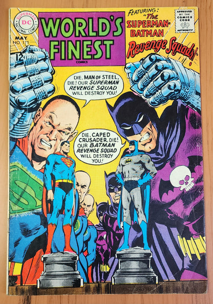 WORLDS FINEST #175 1968 NEAL ADAMS BATMAN SUPERMAN [J01] Worlds Finest DC COMICS