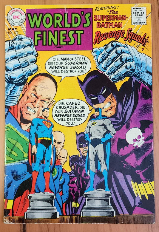 WORLDS FINEST #175 1968 NEAL ADAMS BATMAN SUPERMAN [J02] Worlds Finest DC COMICS