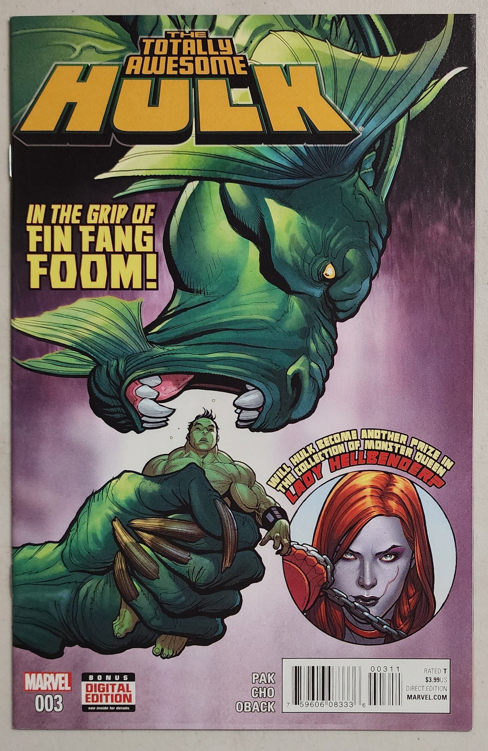 TOTALLY AWESOME HULK #3 2017 (1ST APP KID KAIJU) Totally Awesome Hulk MARVEL COMICS