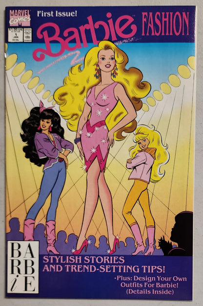 BARBIE #1 1991 JOHN ROMITA SR COVER [S01] Barbie MARVEL COMICS