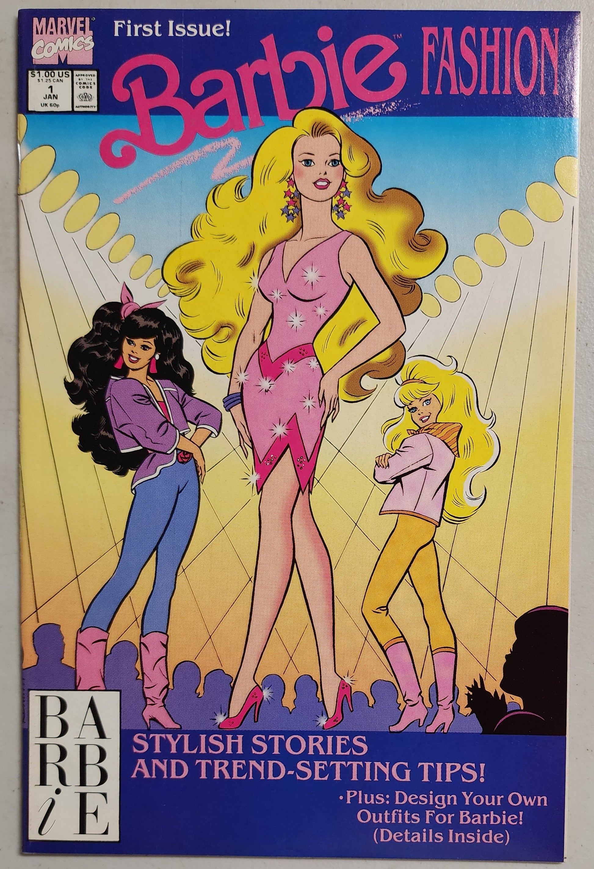 BARBIE #1 1991 JOHN ROMITA SR COVER [S02] Barbie MARVEL COMICS