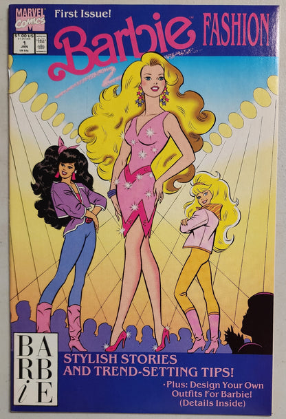 BARBIE #1 1991 JOHN ROMITA SR COVER [S02] Barbie MARVEL COMICS
