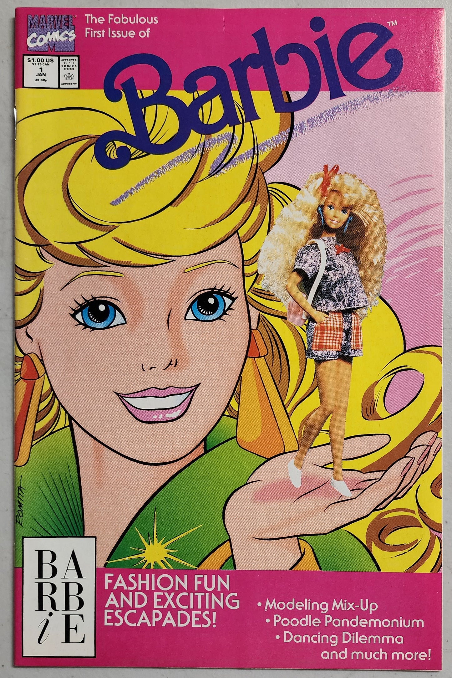 BARBIE #1 1991 [S01] Barbie MARVEL COMICS