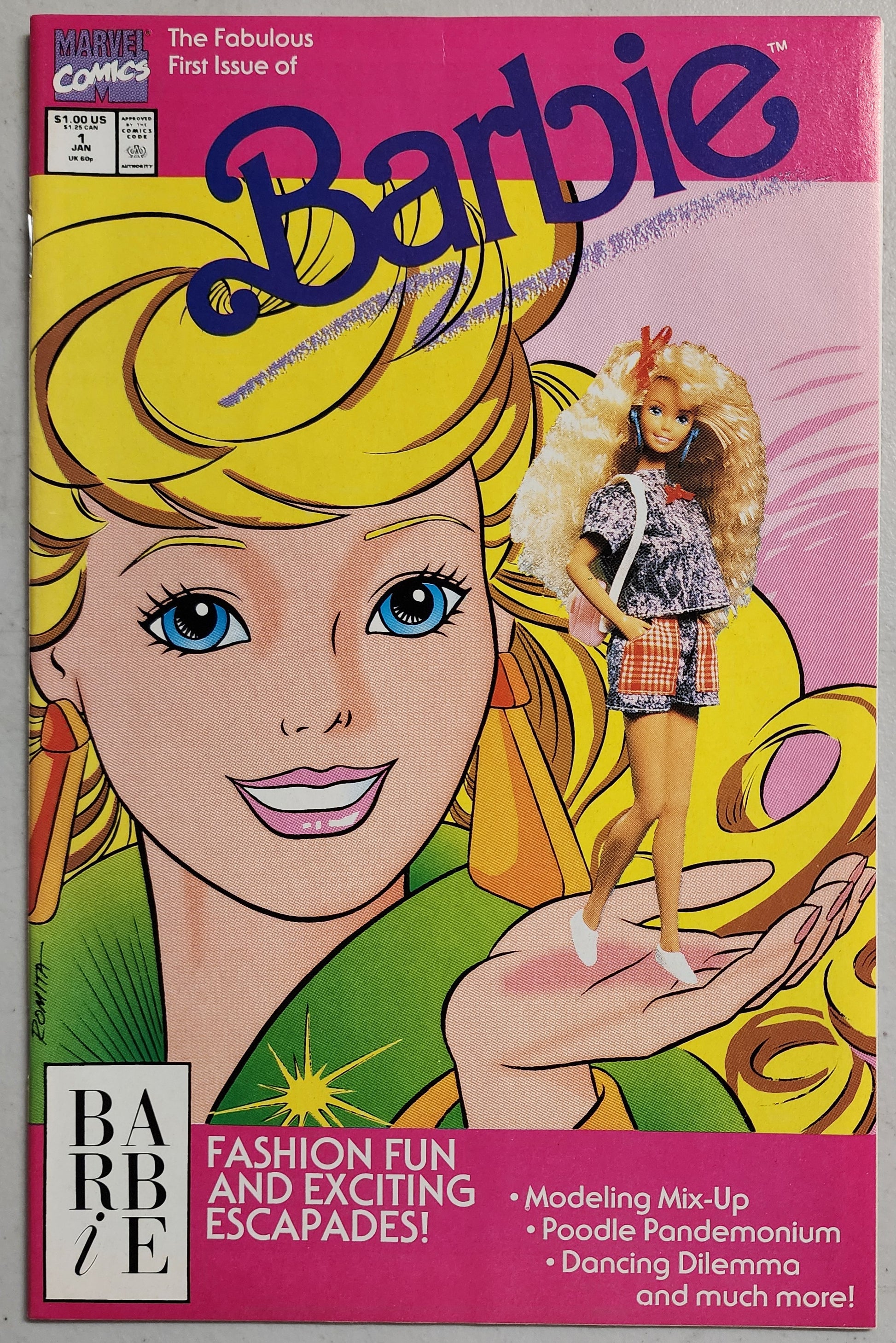 BARBIE #1 1991 [S01] Barbie MARVEL COMICS