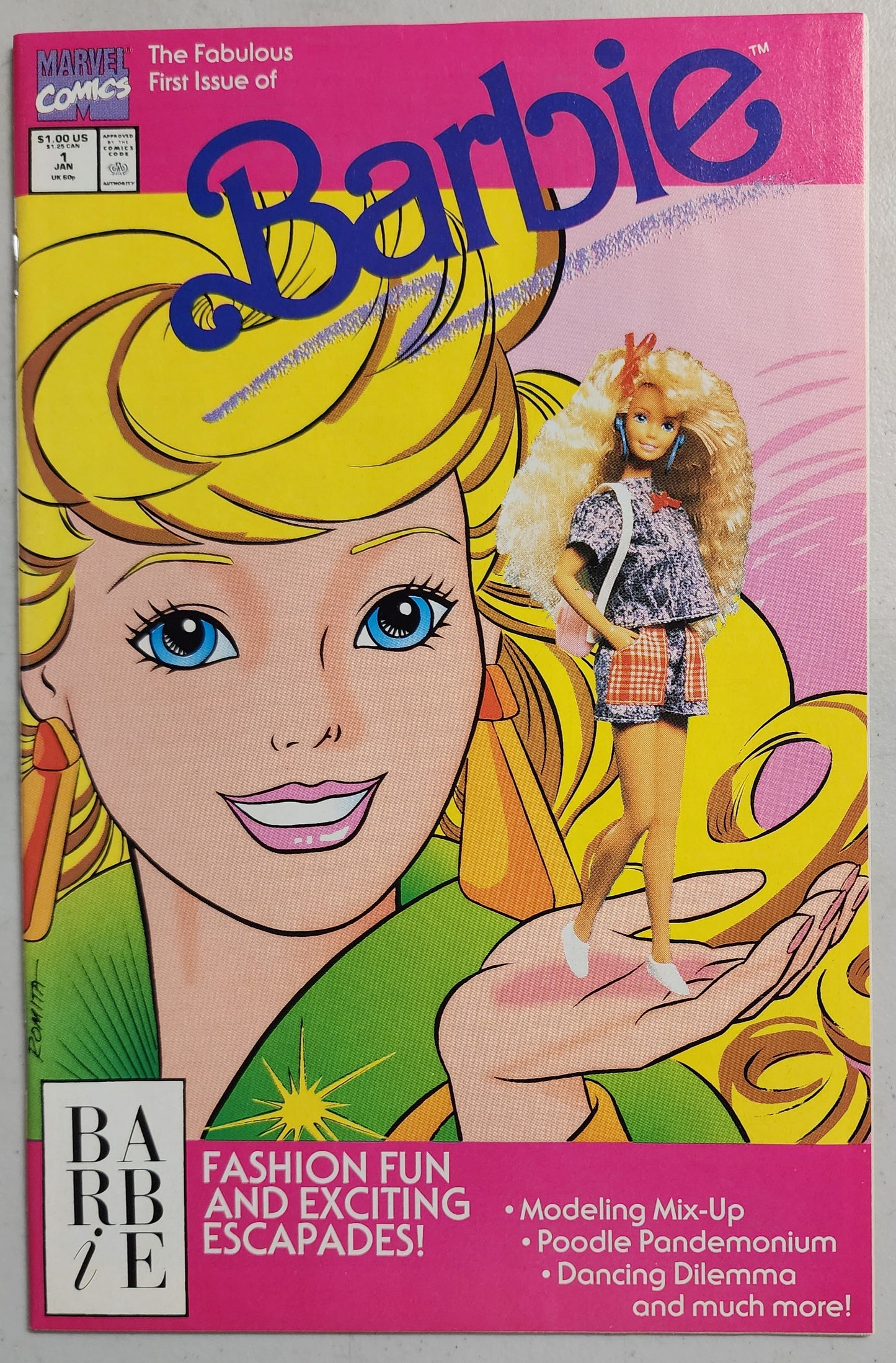 BARBIE #1 1991 [S02] Barbie MARVEL COMICS