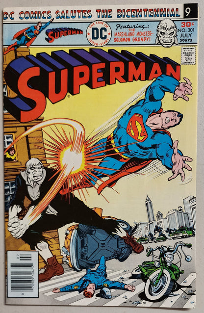 SUPERMAN #301 1976 Superman DC COMICS