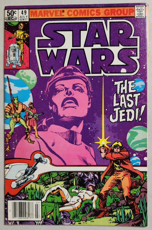 STAR WARS #49 NEWSSTAND 1981 Star Wars MARVEL COMICS   