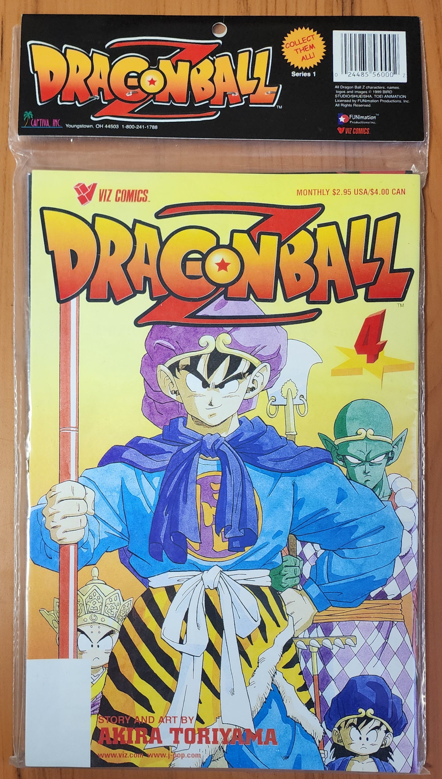 DRAGON BALL Z #1-#4 SEALED SET 1999 Dragon Ball VIZ MEDIA LLC   