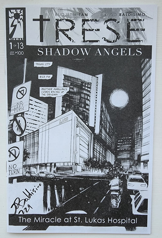 TRESE SHADOW ANGELS #1 2024 ASHCAN SIGNED BY KAJO BALDISIMO