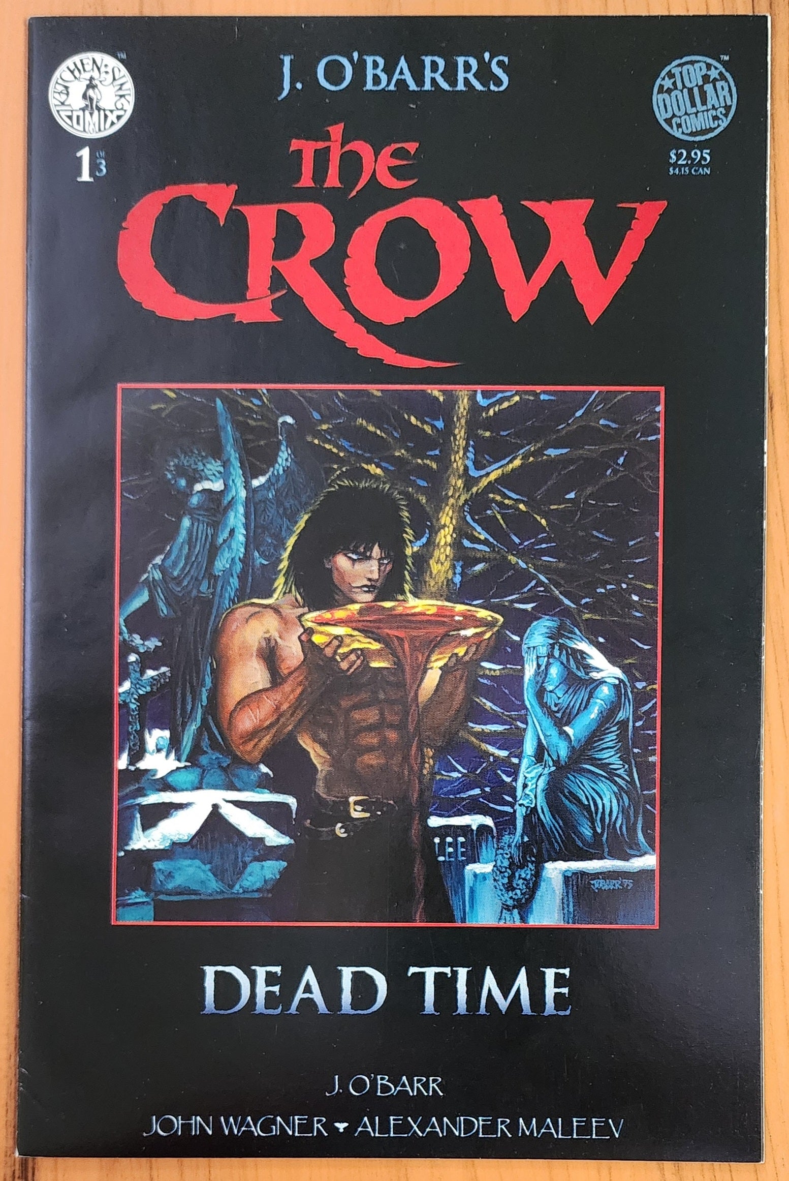 CROW DEAD TIME #1-#3 COMPLETE SET JAMES O'BARR 1996 Crow KITCHEN SINK PRESS   