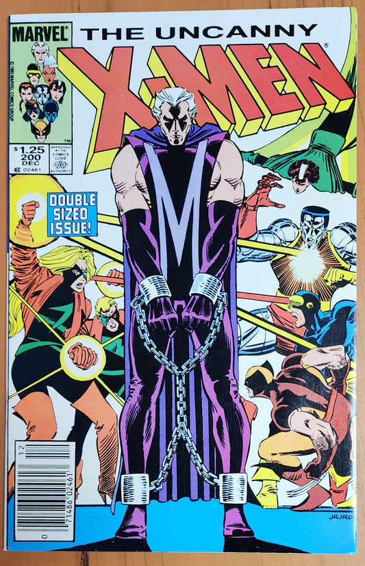 X-MEN #200 NEWSSTAND TRIAL OF MAGNETO 1985