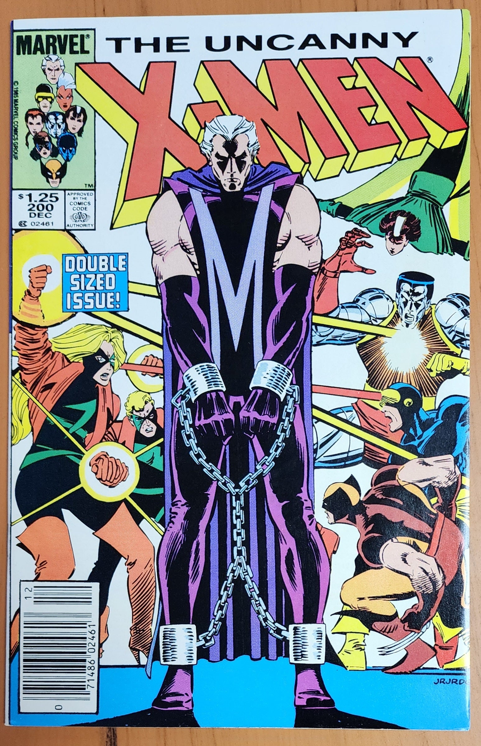 X-MEN #200 NEWSSTAND TRIAL OF MAGNETO 1985 X-Men MARVEL COMICS   