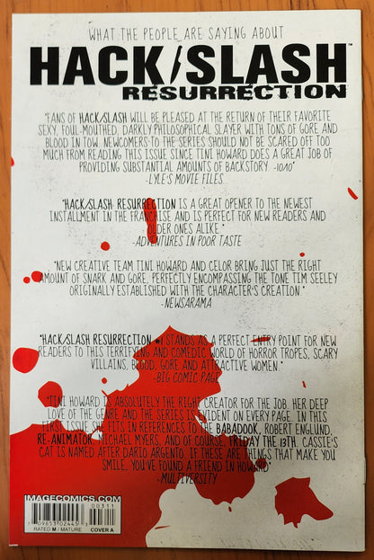 HACK SLASH RESURRECTION #3 2017 Hack Slash IMAGE COMICS