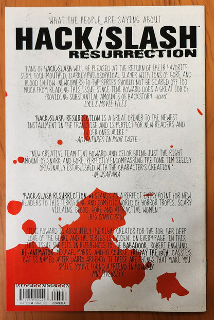 HACK SLASH RESURRECTION #4 2017 Hack Slash IMAGE COMICS