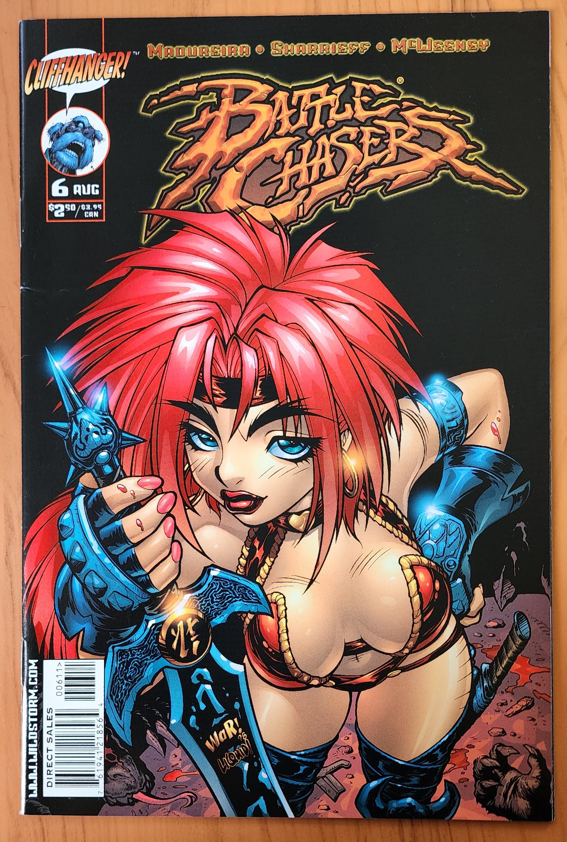 BATTLE CHASERS #6 WARREN VARIANT 1999 Battle Chasers WILDSTORM   