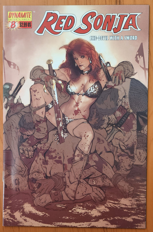RED SONJA #8 ADAM HUGHES VARIANT 2006 Red Sonja DYNAMITE
