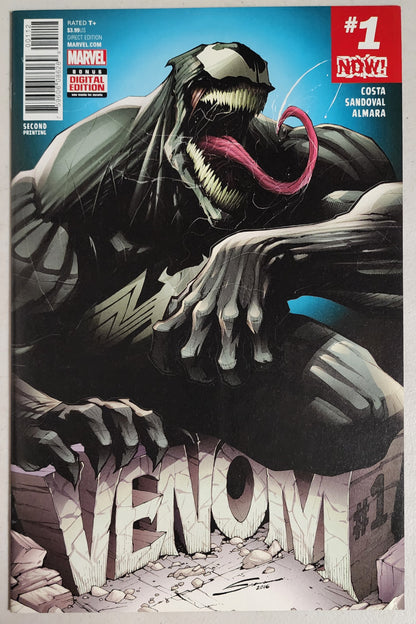 VENOM #1 2ND PRINT VARIANT 2016 (1ST LEE PRICE) [S03] Venom MARVEL COMICS