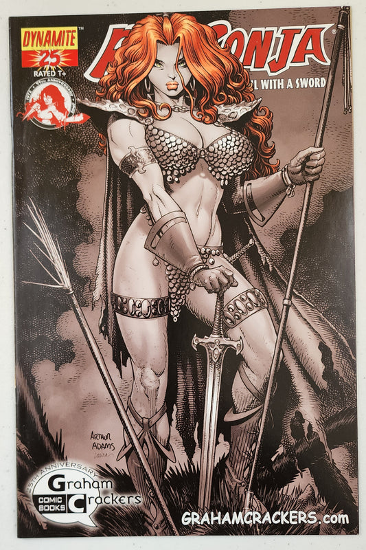 RED SONJA #25 ART ADAMS VARIANT 2007 Red Sonja DYNAMITE   