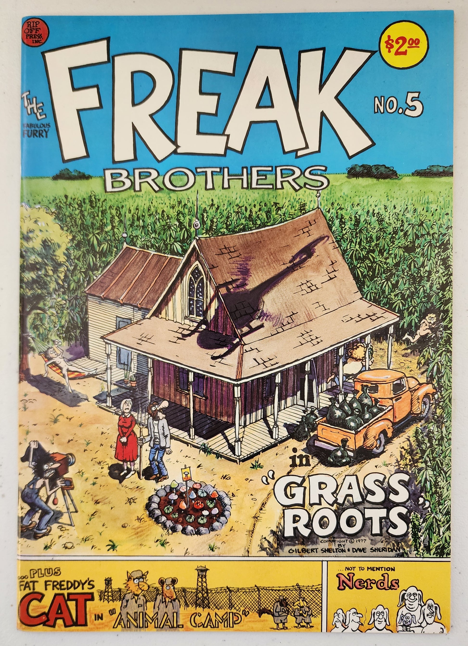 FABULOUS FURRY FREAK BROTHERS #5 5th print RIP OFF PRESS