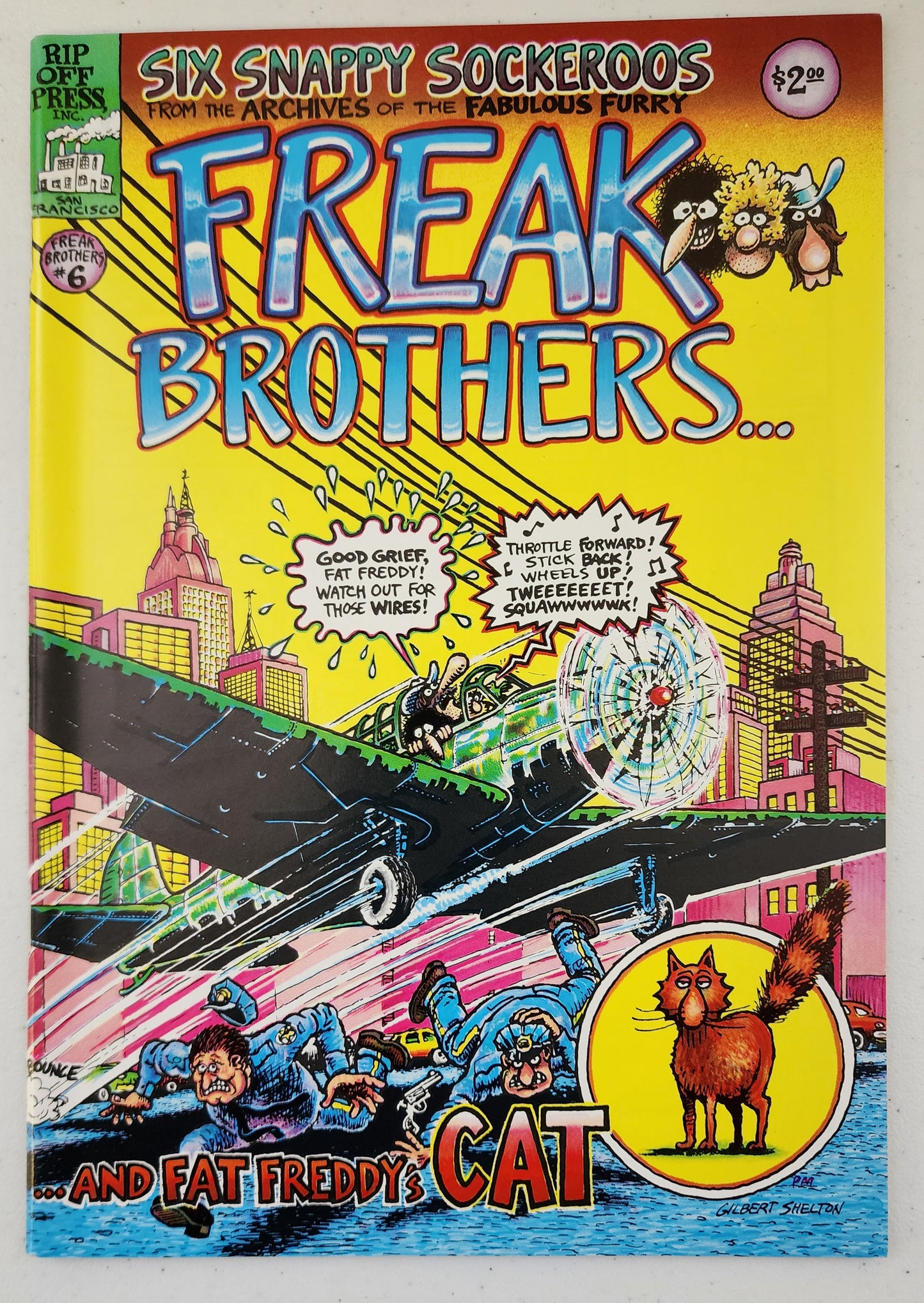 FABULOUS FURRY FREAK BROTHERS #6 3rd print RIP OFF PRESS