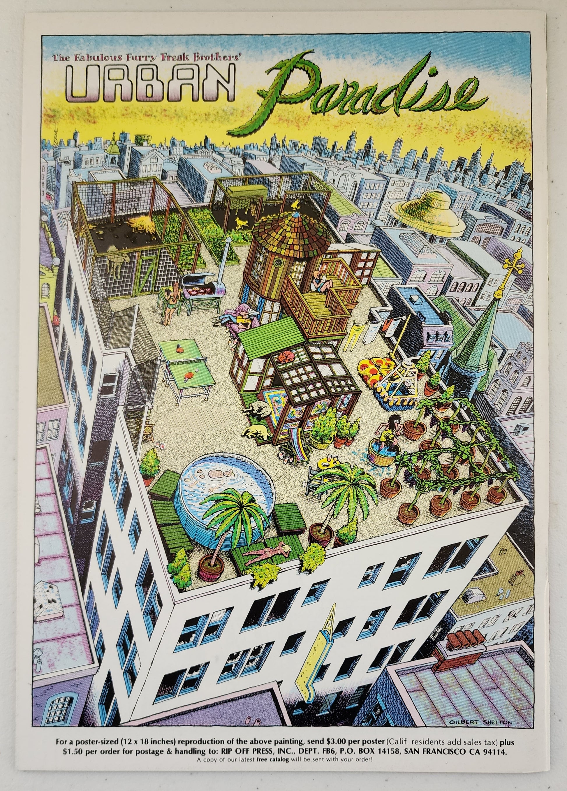 FABULOUS FURRY FREAK BROTHERS #6 3rd print RIP OFF PRESS