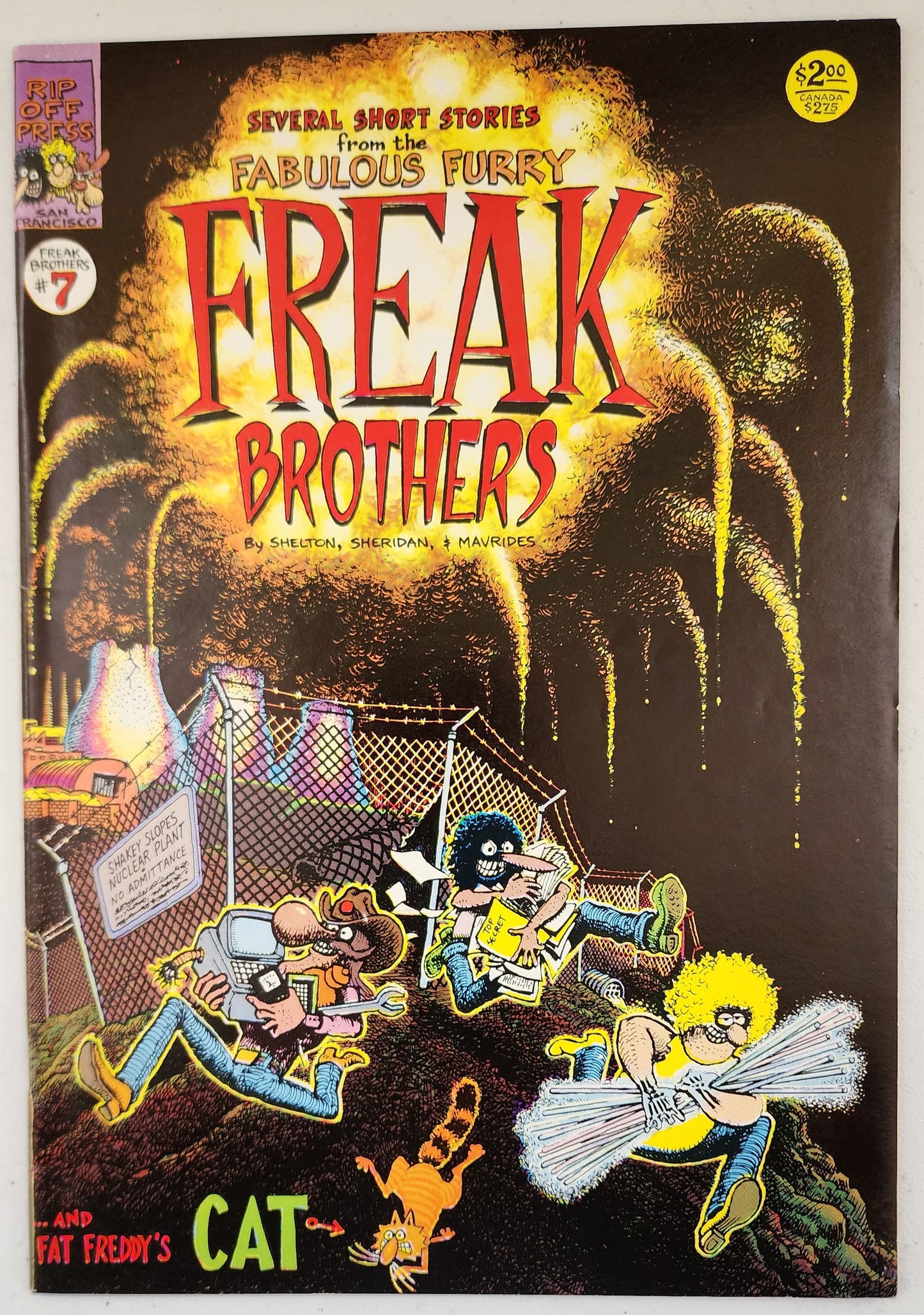 FABULOUS FURRY FREAK BROTHERS #7 2nd print RIP OFF PRESS