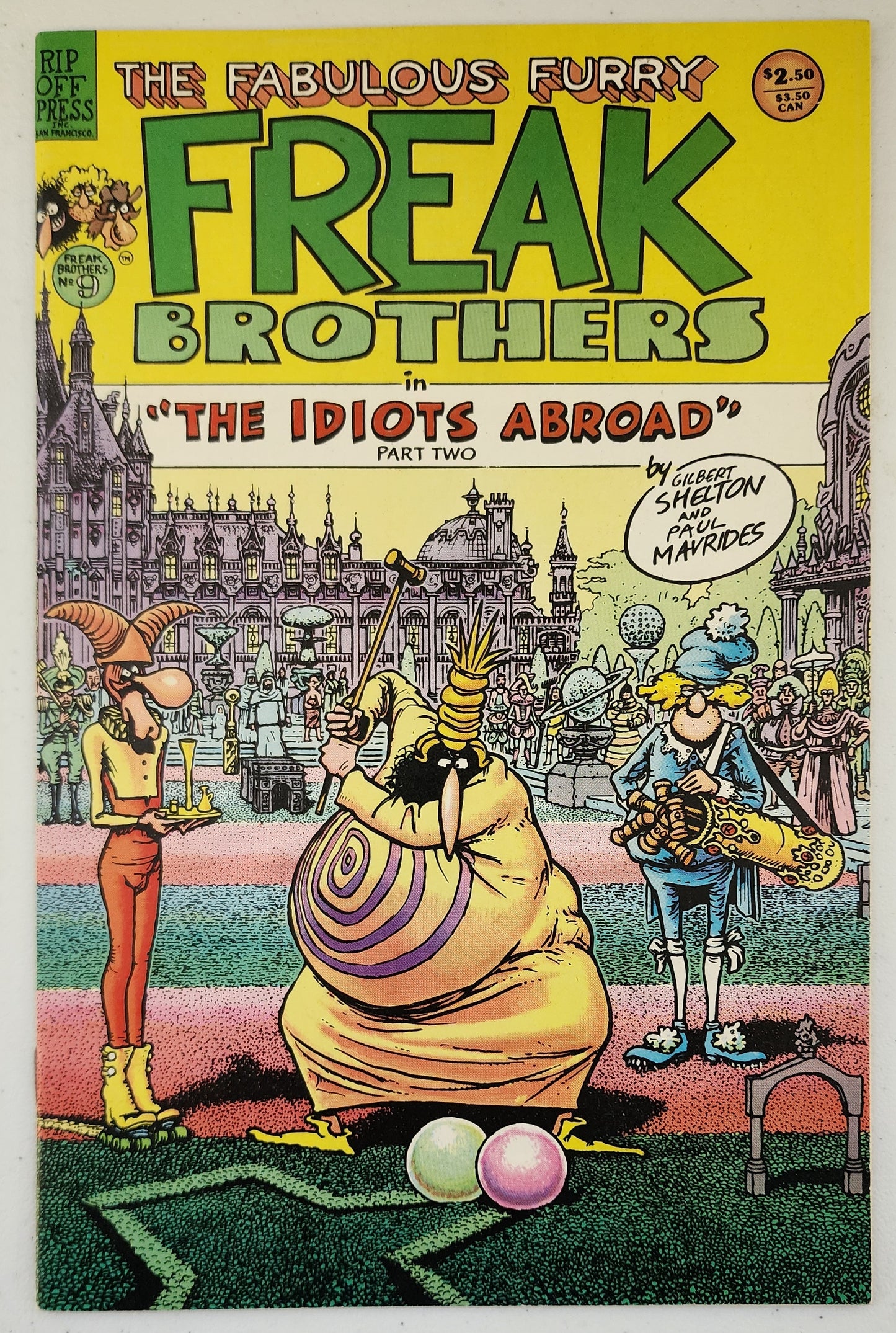 FABULOUS FURRY FREAK BROTHERS #9 3rd print RIP OFF PRESS