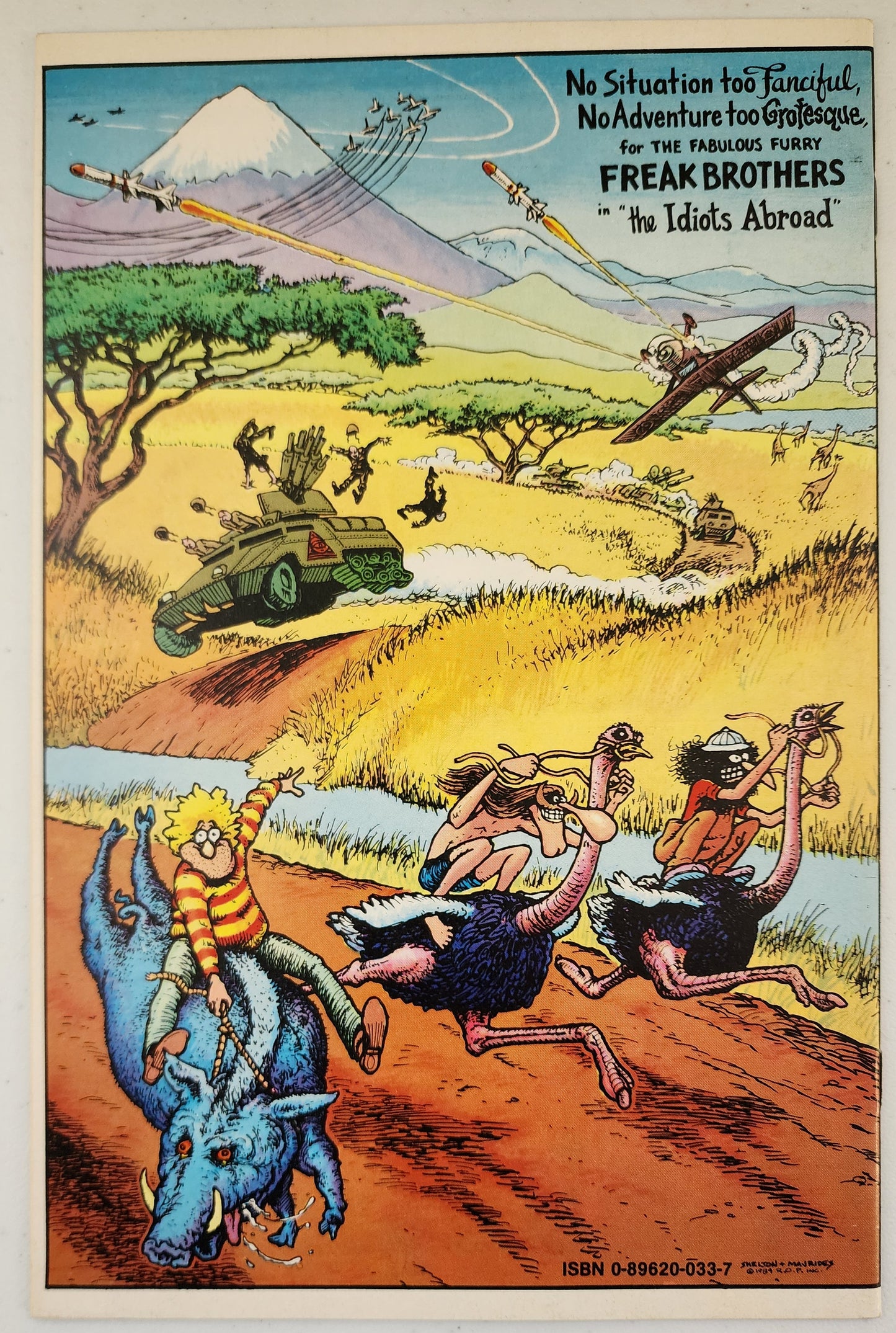 FABULOUS FURRY FREAK BROTHERS #9 3rd print RIP OFF PRESS