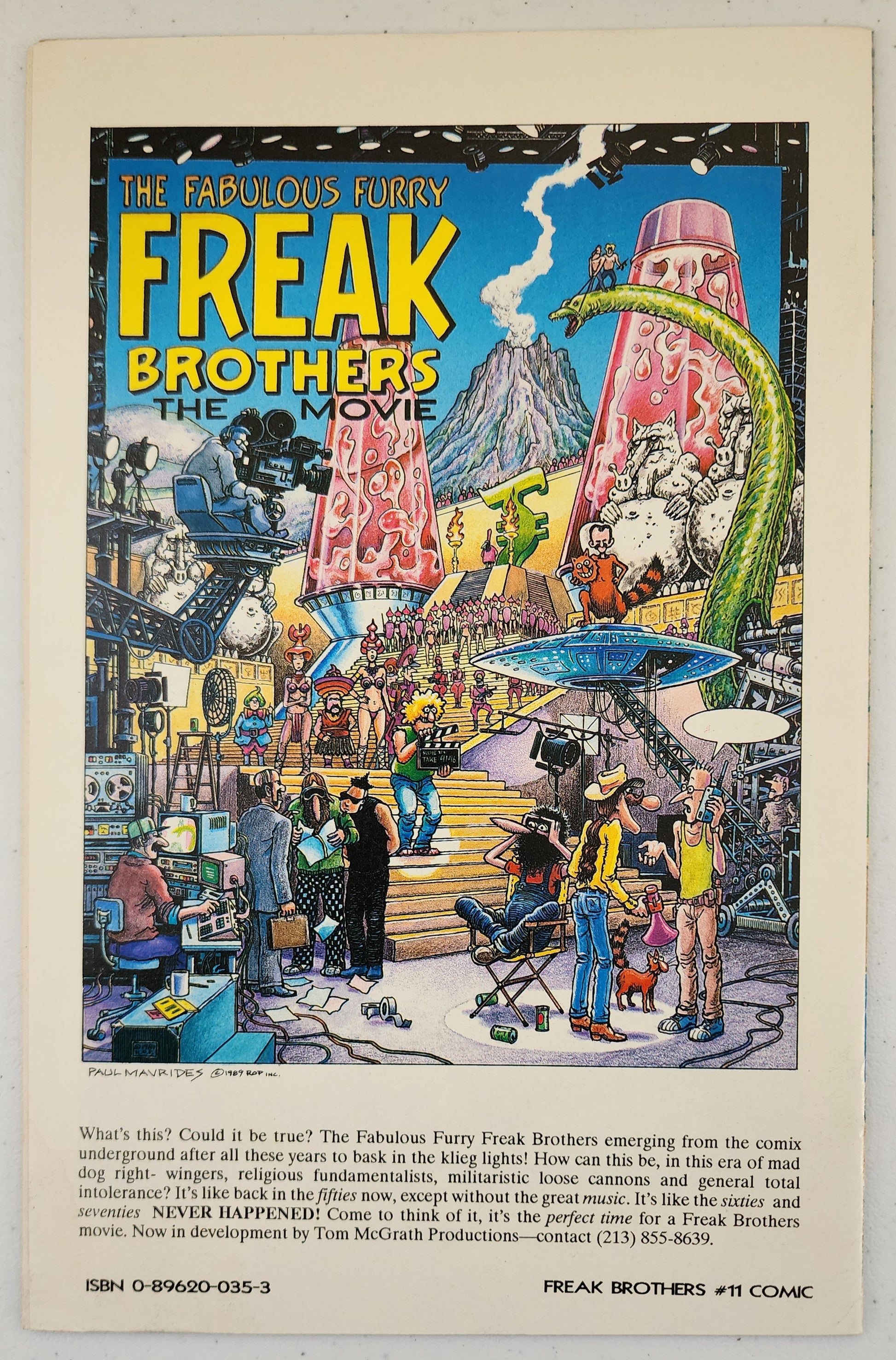 FABULOUS FURRY FREAK BROTHERS #11 RIP OFF PRESS