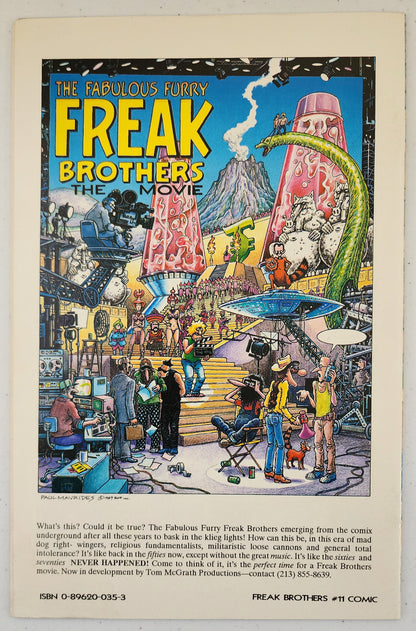 FABULOUS FURRY FREAK BROTHERS #11 RIP OFF PRESS