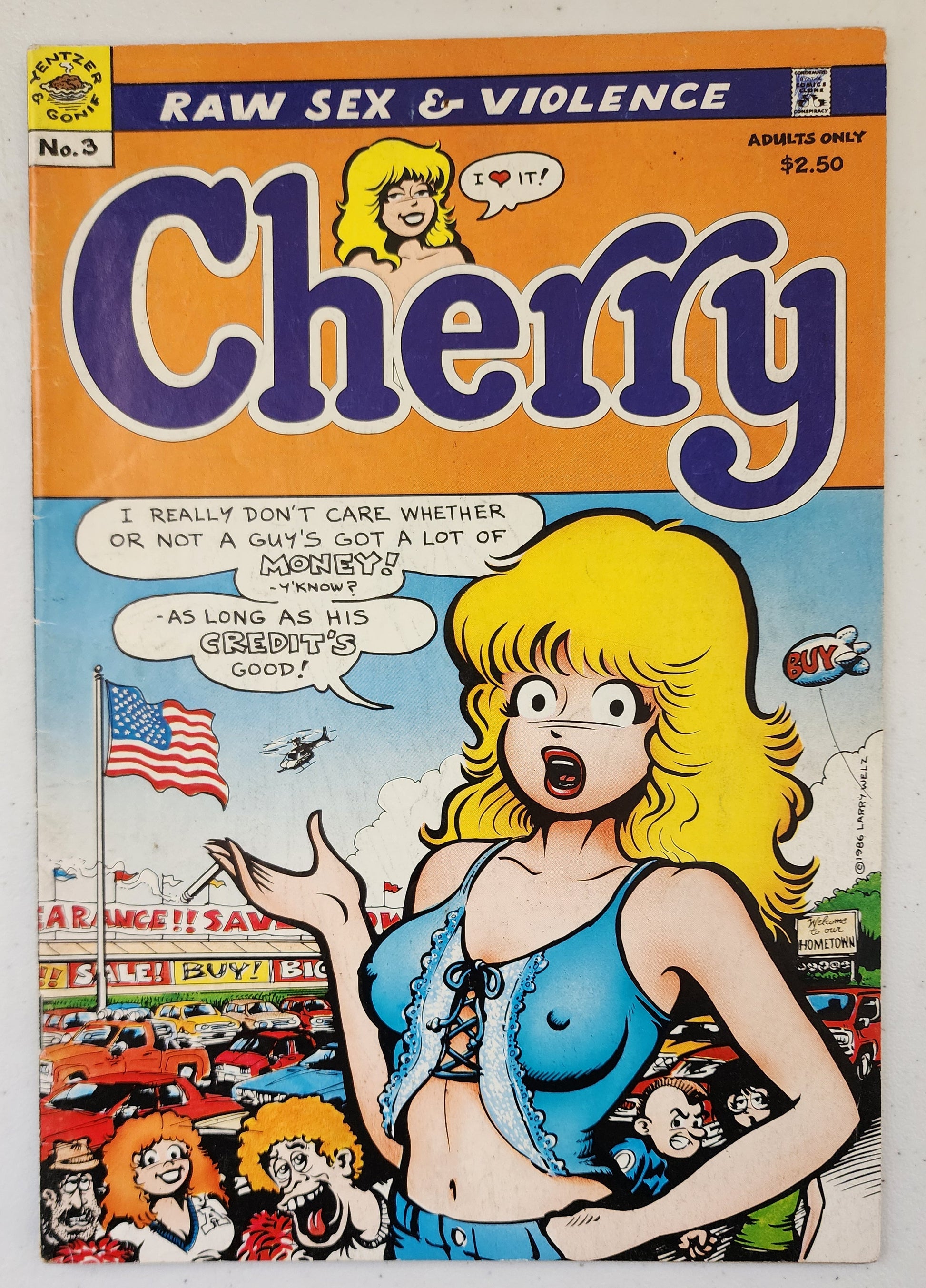 CHERRY POPTART #3 1986 CHERRY COMICS
