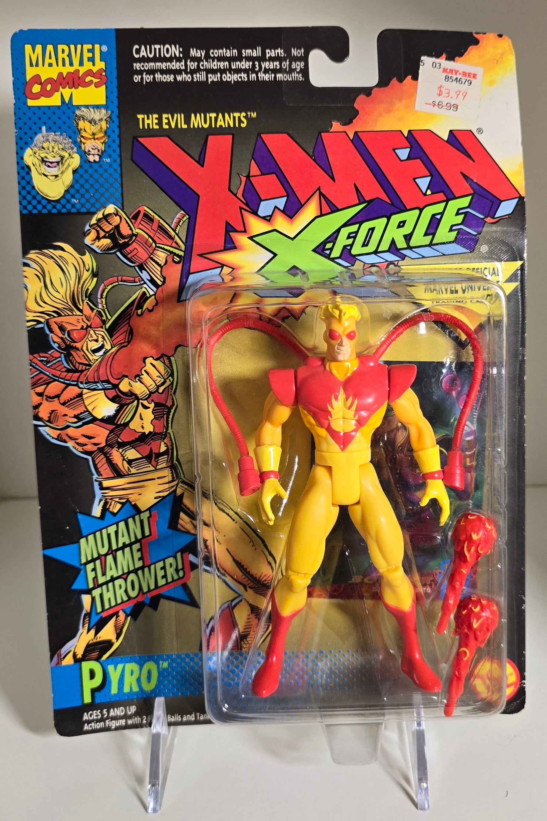 TOY BIZ UNCANNY X-MEN PYRO ACTION FIGURE 1994 [PH02] X-Men Toy Biz   