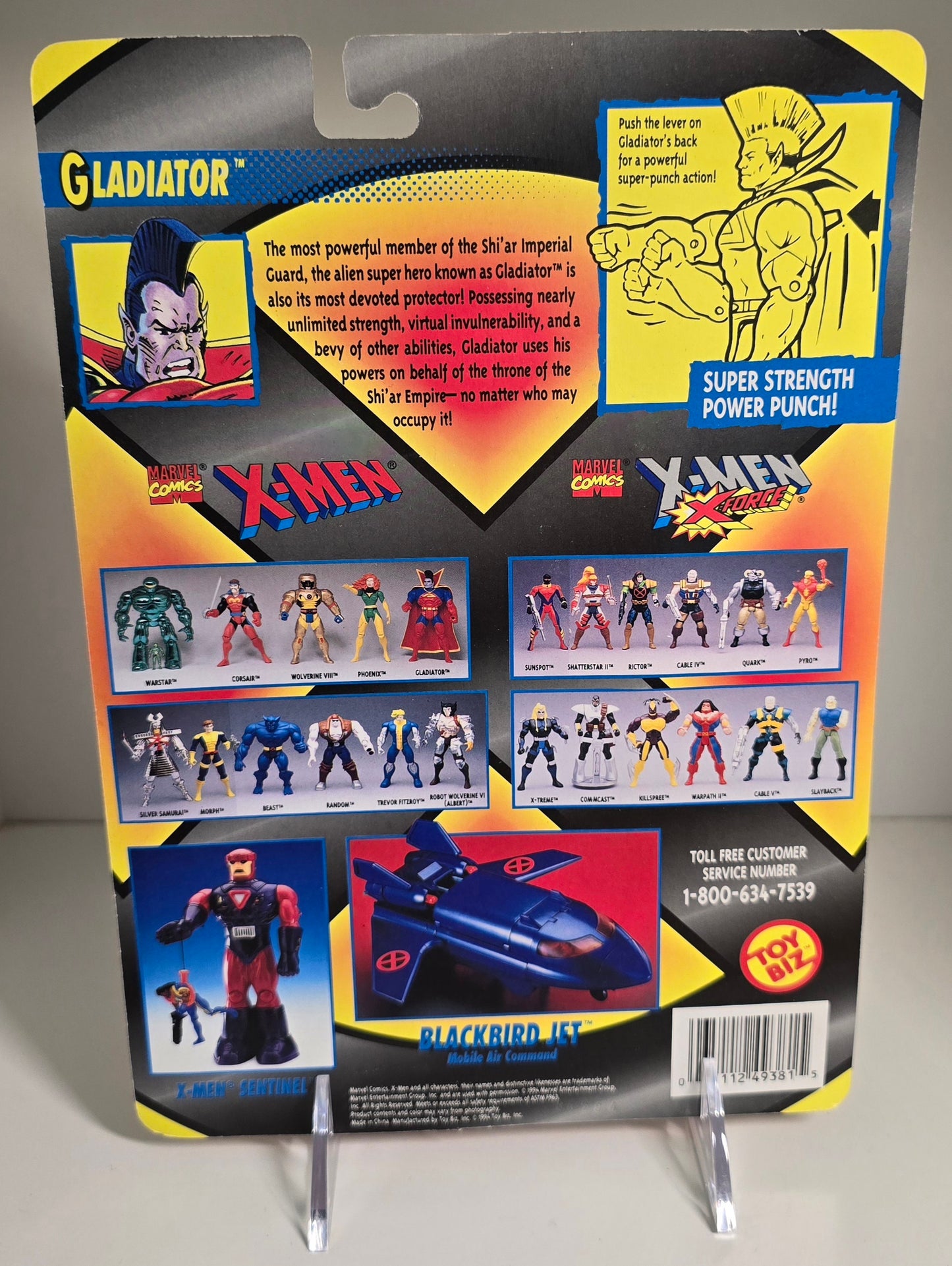 TOY BIZ UNCANNY X-MEN GLADIATOR ACTION FIGURE 1994 [PH01] X-Men Toy Biz   