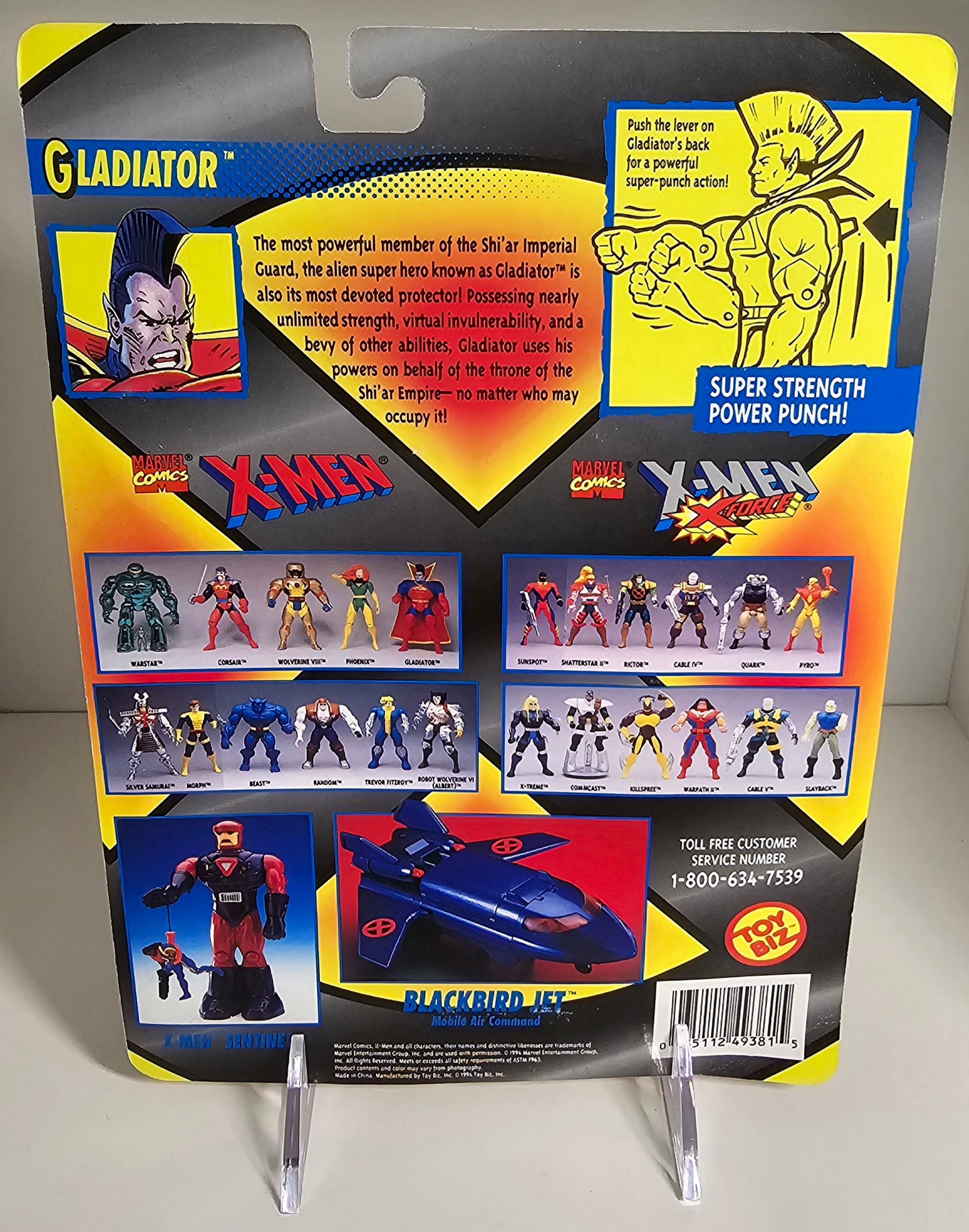 TOY BIZ UNCANNY X-MEN GLADIATOR ACTION FIGURE 1994 [PH02] X-Men Toy Biz   