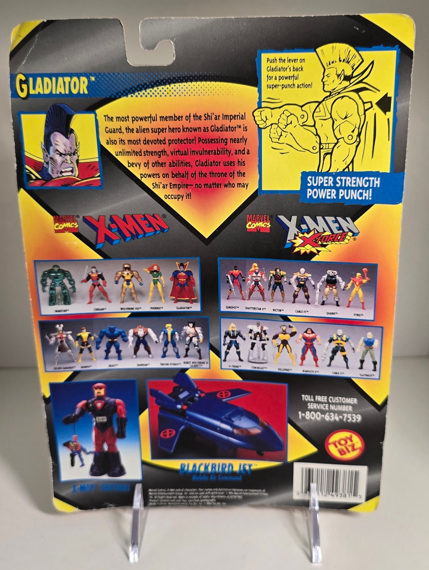 TOY BIZ UNCANNY X-MEN GLADIATOR ACTION FIGURE 1994 [PH03] X-Men Toy Biz   