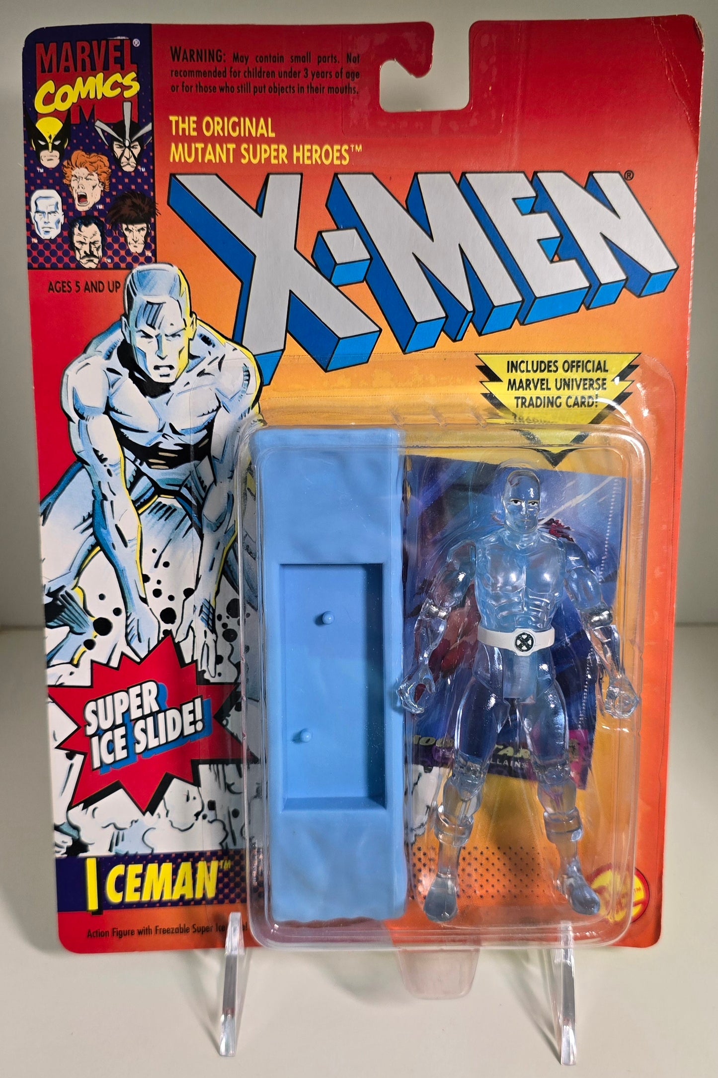 TOY BIZ UNCANNY X-MEN ICEMAN BLUE ACTION FIGURE 1993 [02B] X-Men Toy Biz   