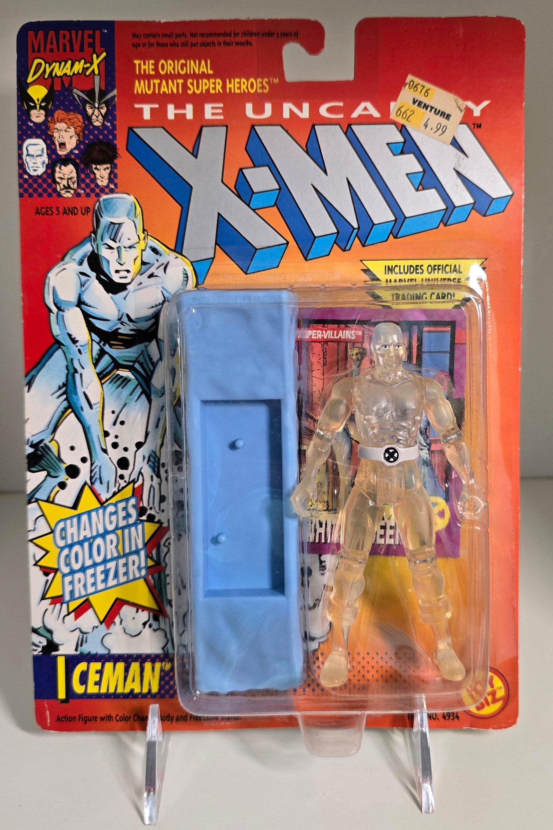 TOY BIZ UNCANNY X-MEN ICEMAN ACTION FIGURE 1993 [PH01] X-Men Toy Biz   