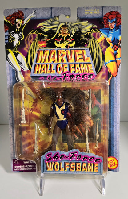 TOY BIZ MARVEL HALL OF FAME SHE-FORCE WOLFSBANE ACTION FIGURE [PH01] X-Men Toy Biz   