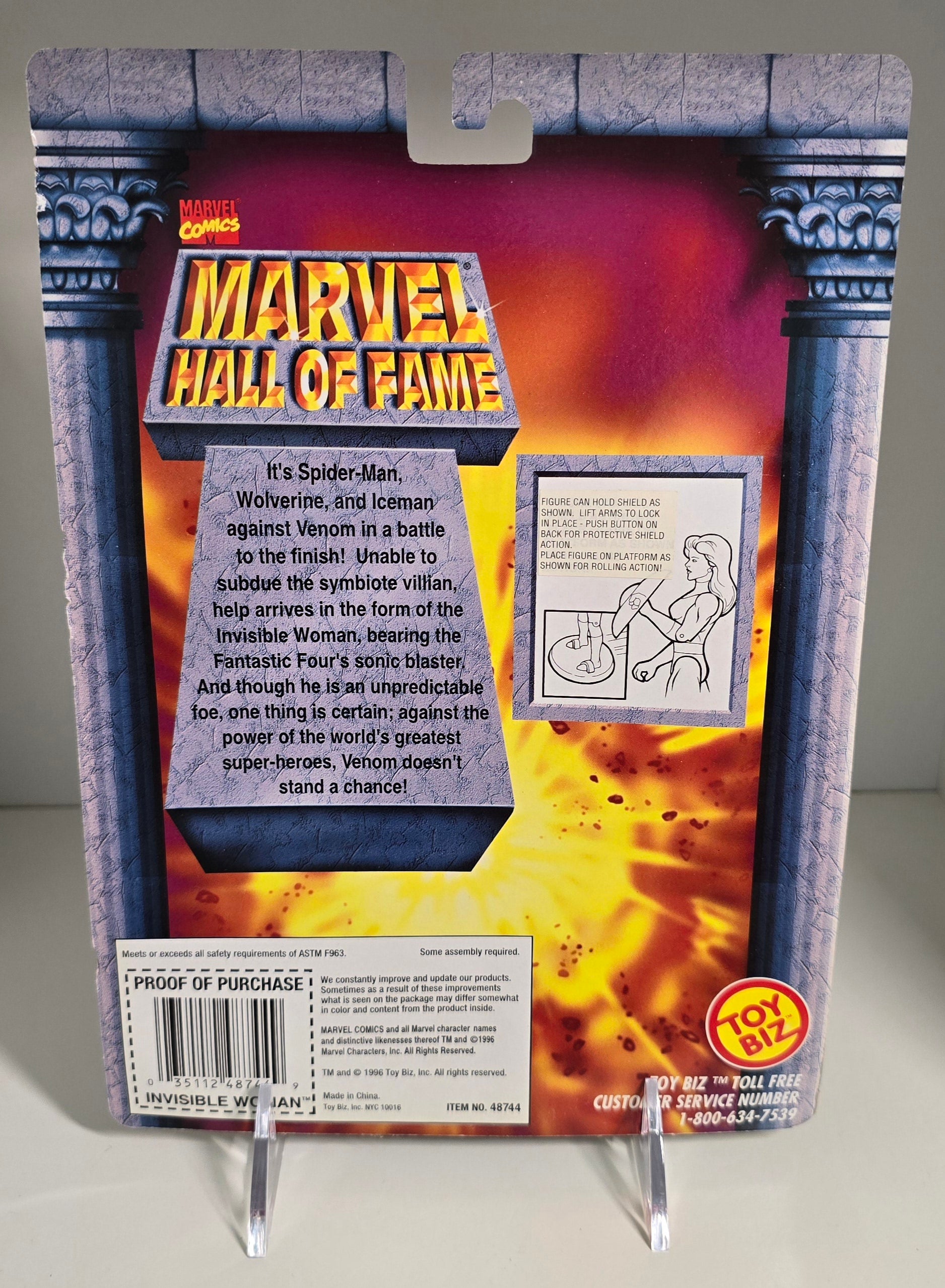 TOY BIZ MARVEL HALL OF FAME INVISIBLE WOMAN ACTION FIGURE [PH02] X-Men Toy Biz   