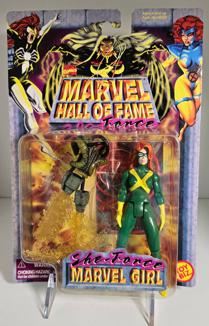 TOY BIZ MARVEL HALL OF FAME SHE-FORCE MARVEL GIRL ACTION FIGURE [PH01] X-Men Toy Biz   