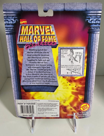 TOY BIZ MARVEL HALL OF FAME SHE-FORCE MARVEL GIRL ACTION FIGURE [PH01] X-Men Toy Biz   