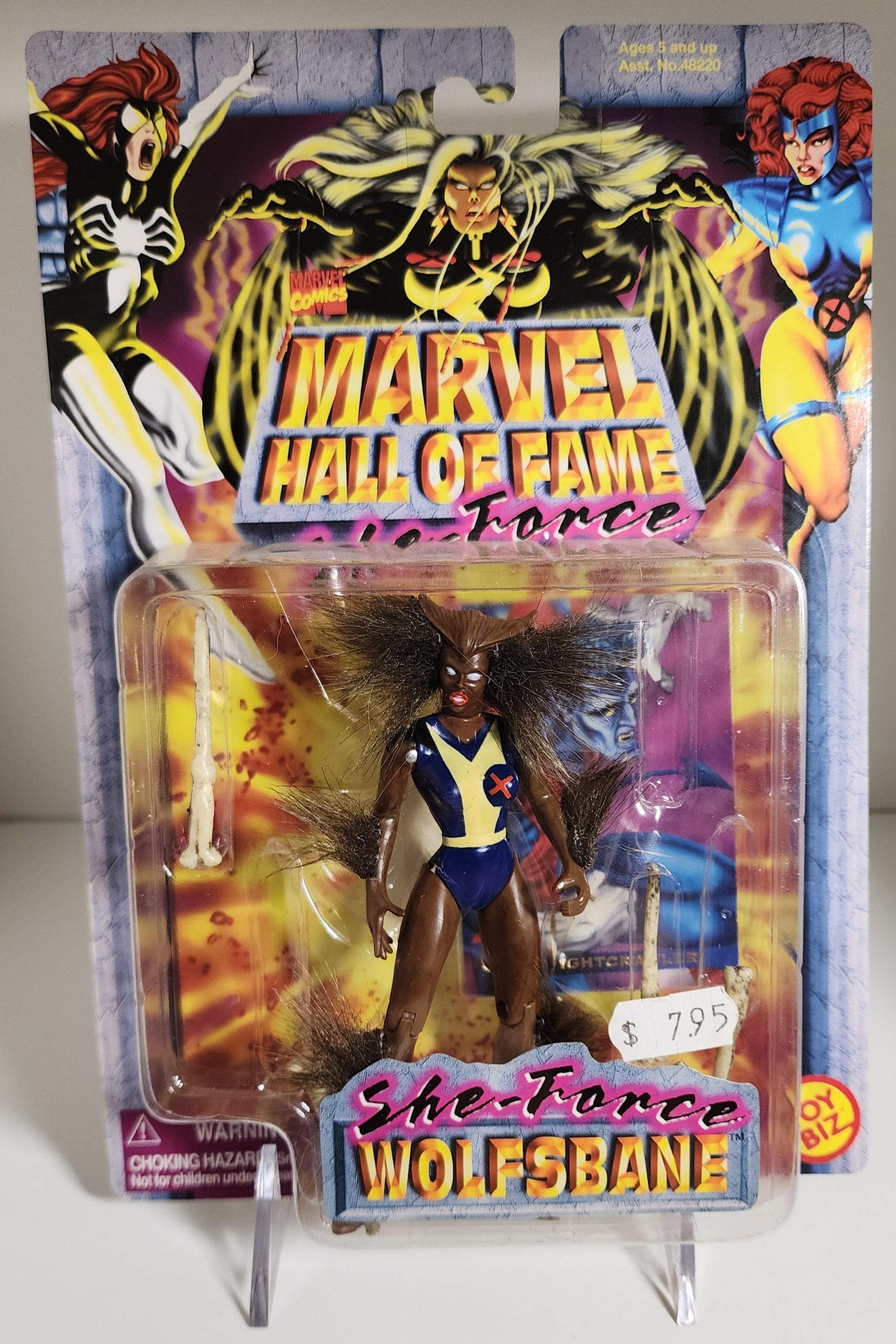 TOY BIZ MARVEL HALL OF FAME SHE-FORCE WOLFSBANE [PH02] X-Men Toy Biz   