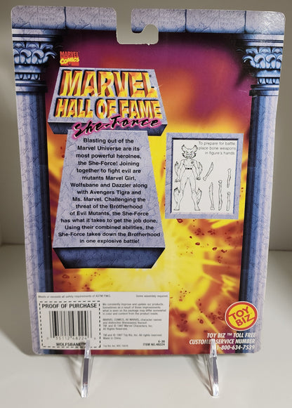 TOY BIZ MARVEL HALL OF FAME SHE-FORCE WOLFSBANE [PH02] X-Men Toy Biz   