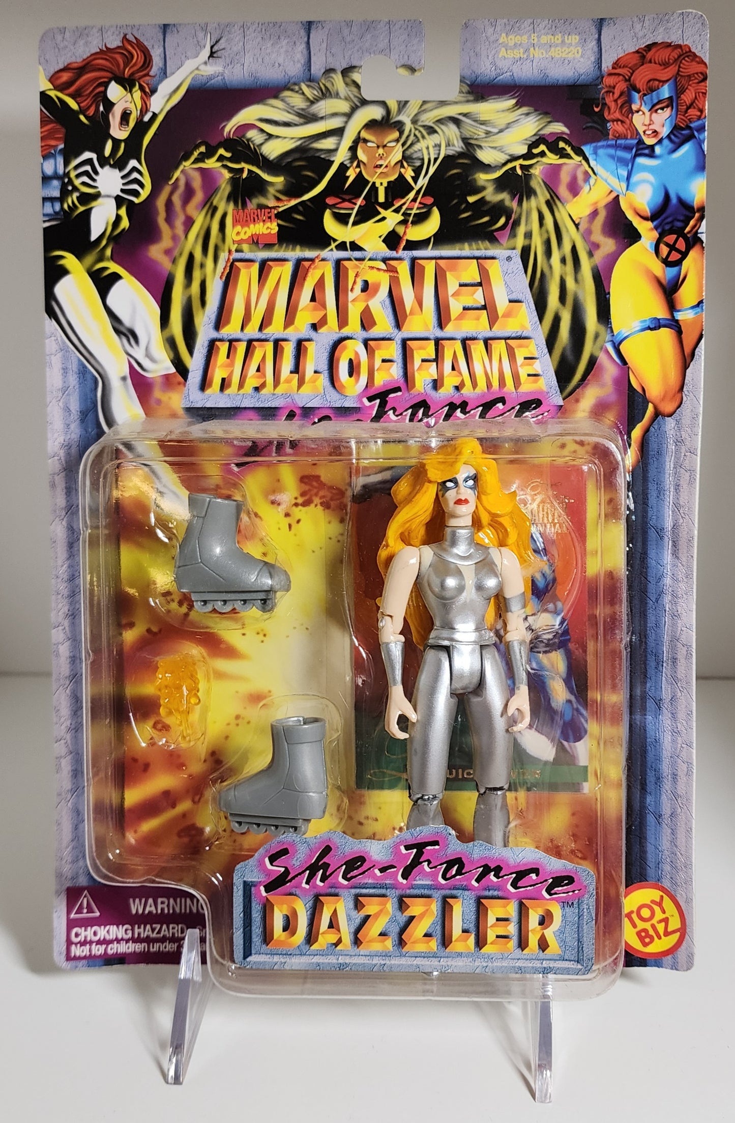 TOY BIZ MARVEL HALL OF FAME SHE-FORCE DAZZLER ACTION FIGURE [PH02] X-Men Toy Biz   