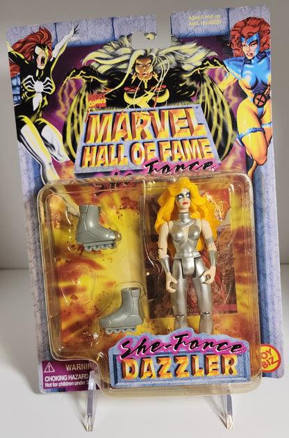 TOY BIZ MARVEL HALL OF FAME SHE-FORCE DAZZLER ACTION FIGURE [PH03] X-Men Toy Biz   