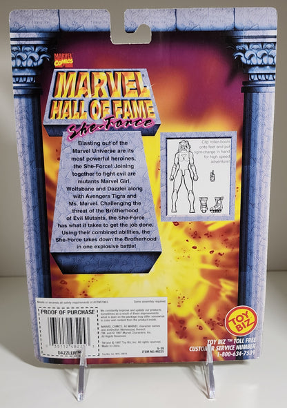 TOY BIZ MARVEL HALL OF FAME SHE-FORCE DAZZLER ACTION FIGURE [PH04] X-Men Toy Biz   